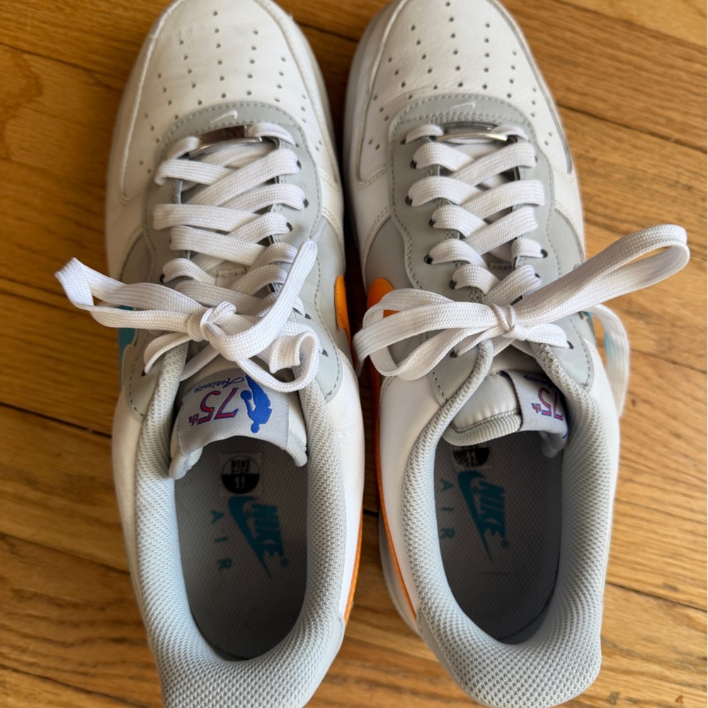 Nike Air Force 1 ‘07 LV8 NBA 75th Anniversary Men’s Size 11 - Picture 5 of 11